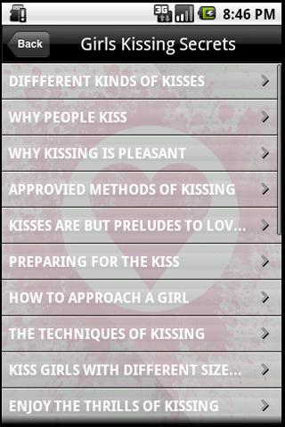 Girls Kissing Secrets Android Entertainment