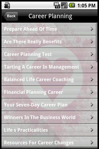 Career Planning Tips Android Entertainment