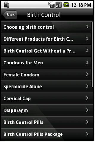 Birth Control Techniques Android Entertainment