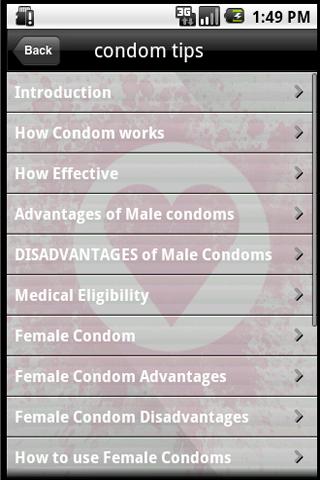 Condom Tips Android Entertainment