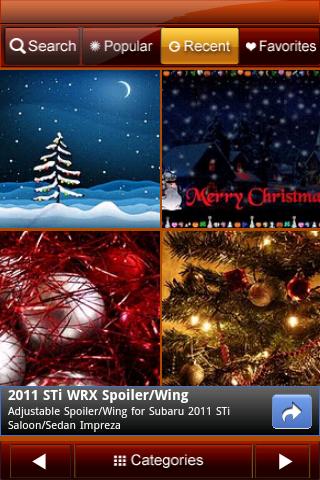 2011 Christmas2 Wallpapers Android Entertainment