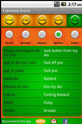Insult Thesaurus FREE Android Entertainment