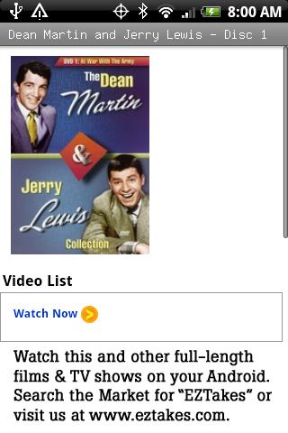 Dean Martin & Jerry Lewis V1 Android Entertainment