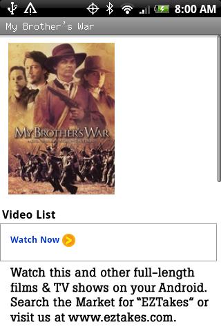My Brother’s War Movie Android Entertainment