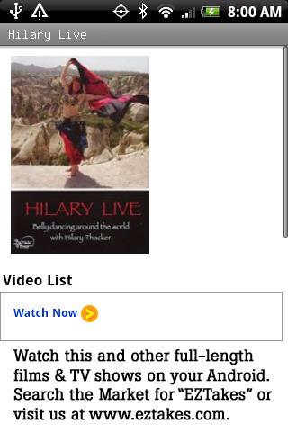 Hilary Live Android Entertainment