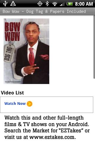 Bow Wow – Dog Tag & Papers Android Entertainment