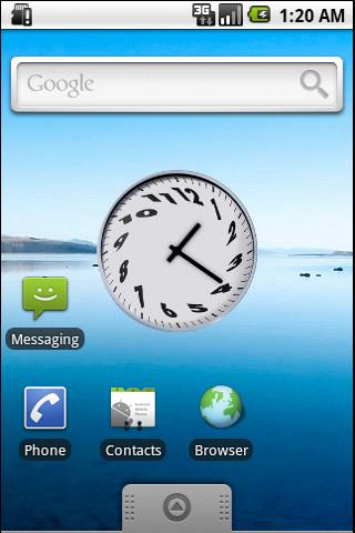 Dali Style Clock Widget