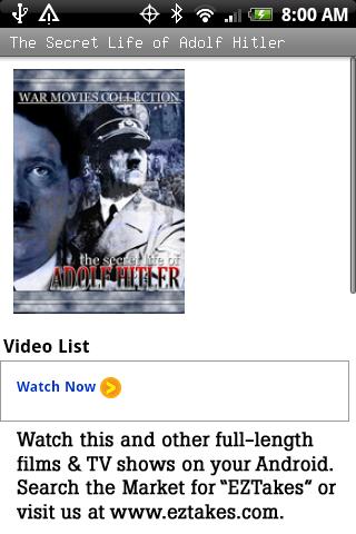 Secret Life of Adolf Hitler Android Entertainment