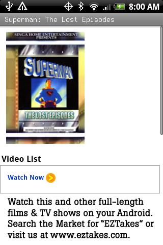 Superman: The Lost Episodes Android Entertainment