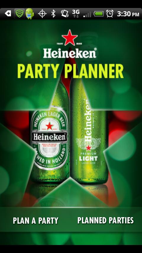 Heineken Party Planner