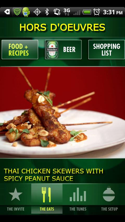 Heineken® Party Planner Android Entertainment