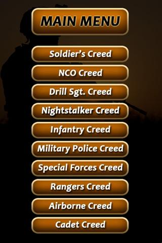 ARMY CREEDS & SONG App-Extras