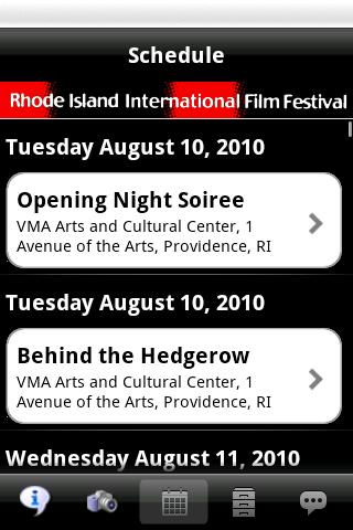 Rhode Island Film Festival ’10 Android Entertainment