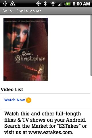 Saint Christopher Movie Android Entertainment