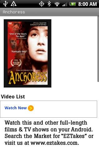 Anchoress Movie Android Entertainment