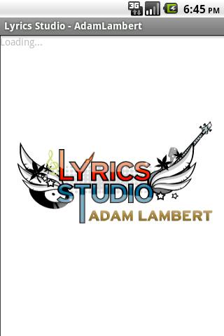 LyricsStudio Adam Lambert Android Entertainment