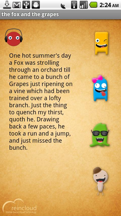 the fox and the grapes Android Entertainment