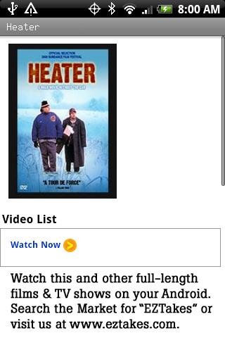 Heater Movie Android Entertainment