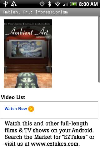 Ambient Art: Impressionism Android Entertainment