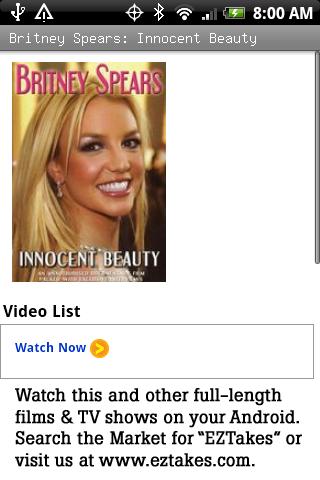 Britney Spears Innocent Beauty Android Entertainment
