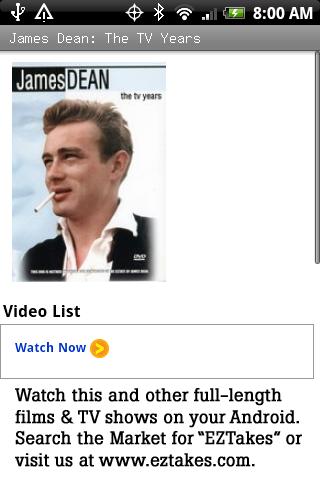 James Dean: The TV Years Android Entertainment