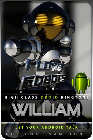 WILLIAM nametone droid