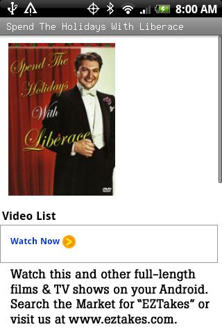 Spend Holidays With Liberace