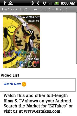 Cartoons Time Forgot Vol. 1 Android Entertainment