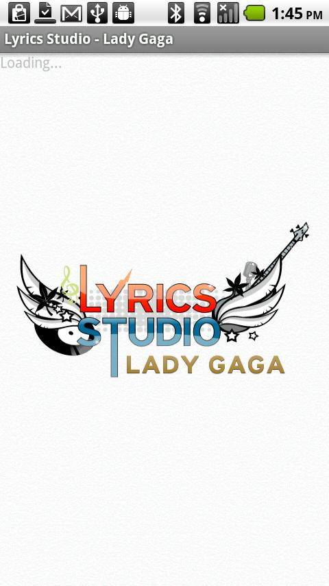 Lady Gaga Lyrics Studio Android Entertainment