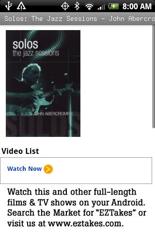 Solos: Jazz – John Abercrombie Android Entertainment