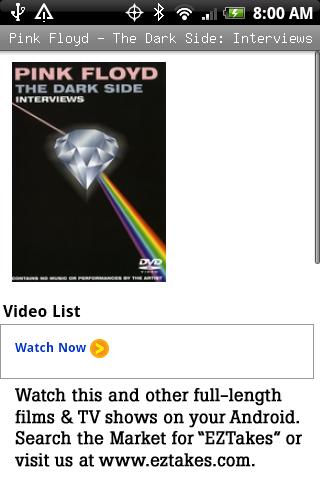 Pink Floyd Dark Side Interview Android Entertainment