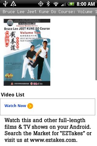 Bruce Lee Jeet Kune Do: Vol 10 Android Entertainment