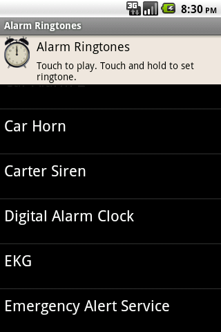 Alarm Ringtones Android Entertainment