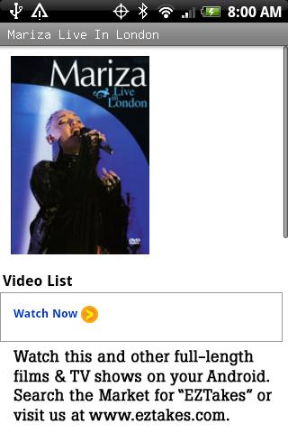 Mariza Live In London Android Entertainment