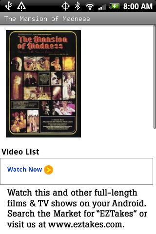 The Mansion of Madness Movie Android Entertainment
