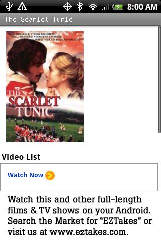 The Scarlet Tunic Movie Android Entertainment