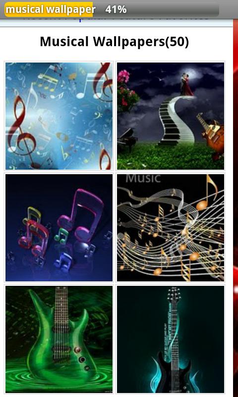 musical wallpaper Android Personalization