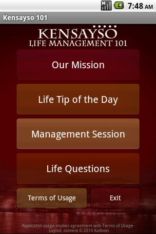 Kensayso Life Mgmt 101 LITE Android Entertainment