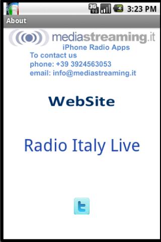 Radio Italy Live Android Entertainment