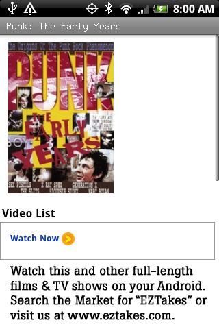 Punk: The Early Years Android Entertainment