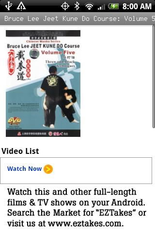 Bruce Lee Jeet Kune Do: Vol 5 Android Entertainment