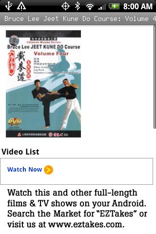 Bruce Lee Jeet Kune Do: Vol 4 Android Entertainment