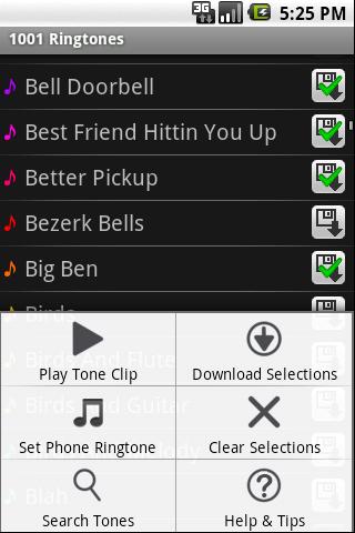 1001 Ringtones Lite Android Entertainment