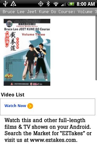 Bruce Lee Jeet Kune Do: Vol 3 Android Entertainment