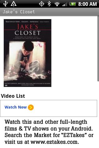 Jake’s Closet Movie Android Entertainment