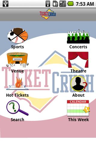 TicketCrush Android Entertainment