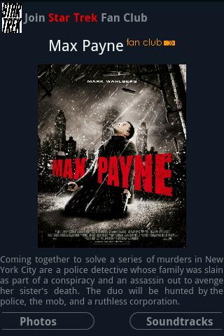 “Max Payne” Fans Android Entertainment