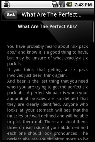 Six Pack Abs Android Entertainment