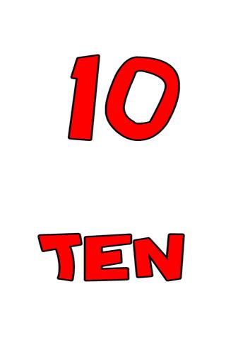 Numbers 1-10 Flashcards Android Entertainment