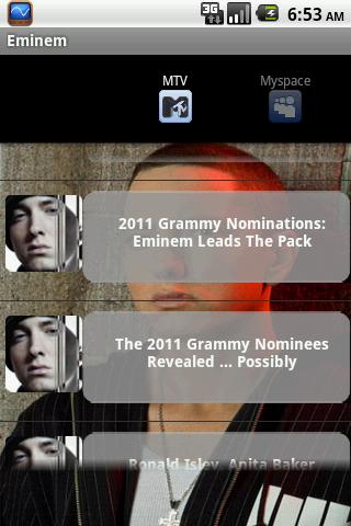 Follow Eminem Android Entertainment